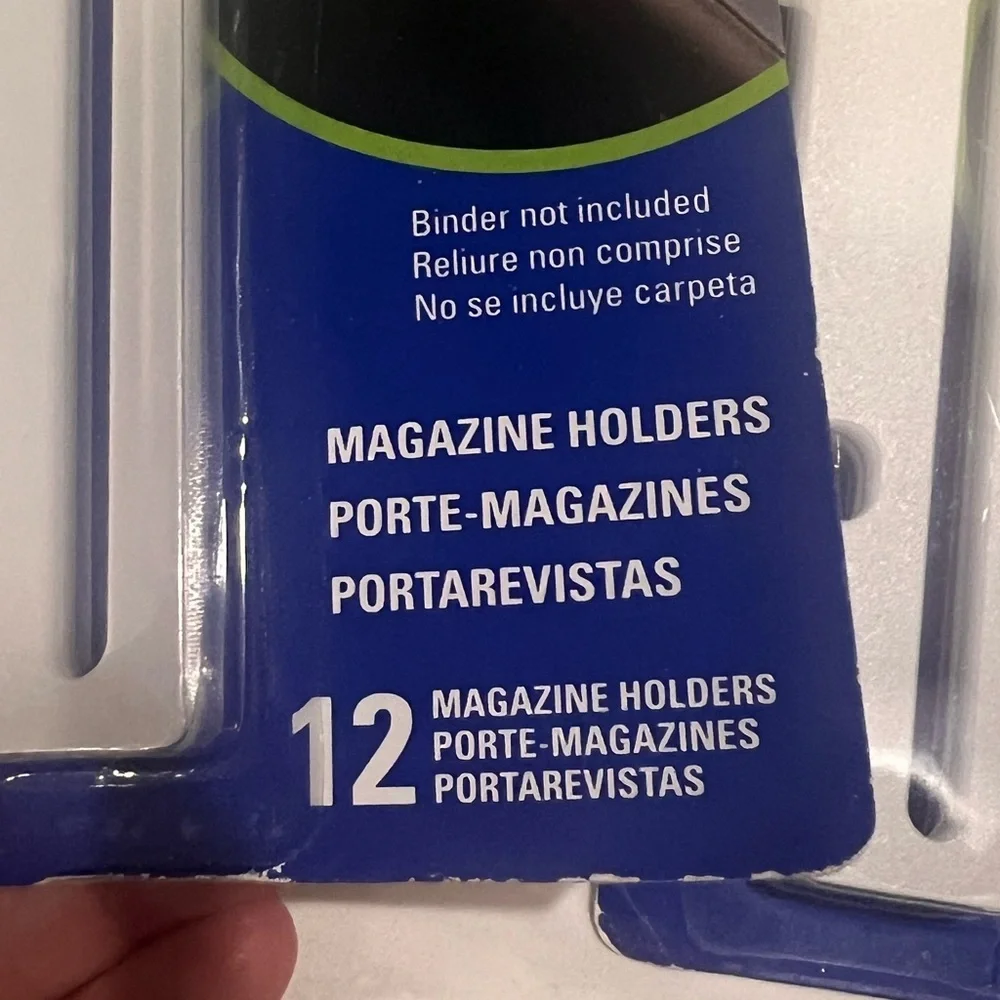 RUBBERMAID MAGAZINE HOLDERS - SET OF 2 - NIP